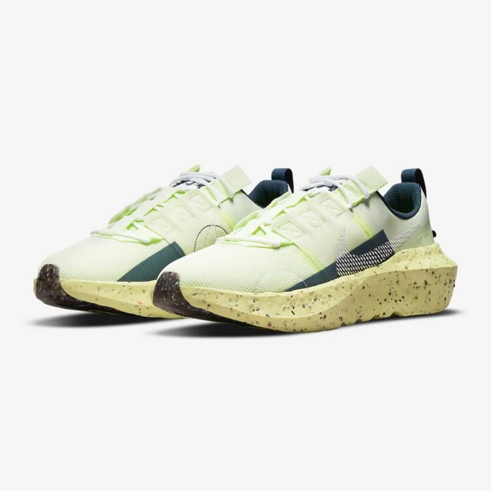 NEW Men NIKE Crater Impact Sneaker Shoe DB2477 310 Lime Ice/Armory Navy-White 10